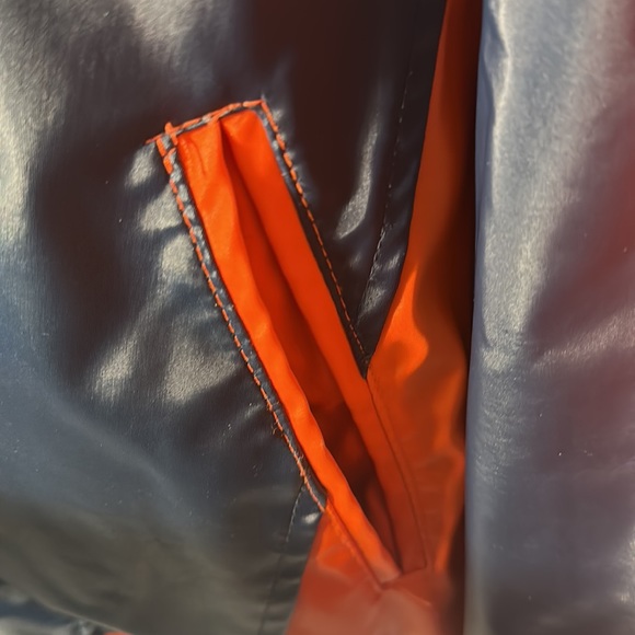 Vintage University of Illinois Chief Illini Steve & Barry’s Mens Large jacket - Picture 6 of 7